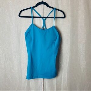 Under Armour blue workout tank~L